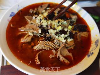 麻辣火煮腰花的做法步调：35