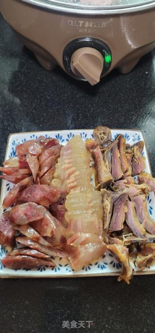 腊味三拼的做法步调：6