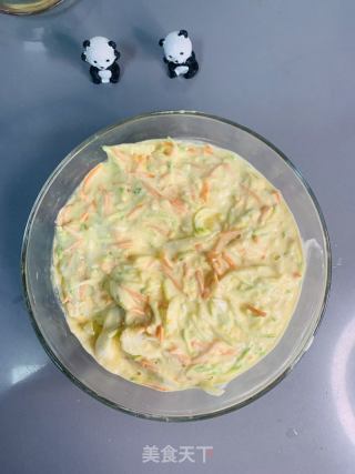西葫芦鸡蛋早饭饼的做法步调：5
