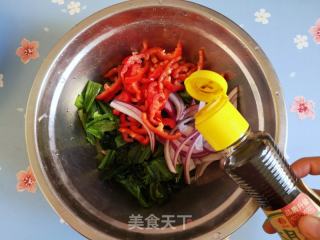 凉拌菠菜的做法步调：4