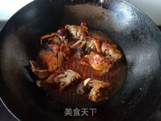 喷鼻辣蟹的做法步调：8