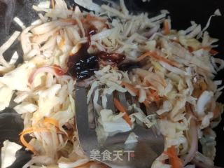 鸡蛋炒饼丝的做法步调：9