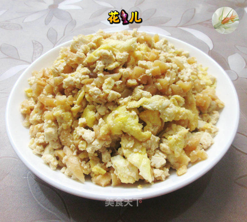 萝卜干鸡刨豆腐的做法