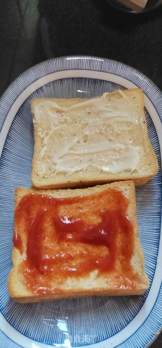 餐蛋治的做法步调：4