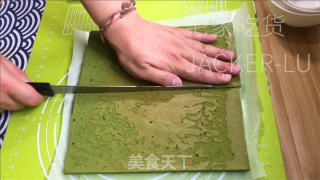 抹茶奶油小圆，苦甘美蜜，滋味清爽，一心满意。的做法步调：19