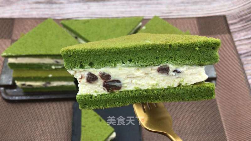 抹茶奶油小圆，苦甘美蜜，滋味清爽，一心满意。的做法