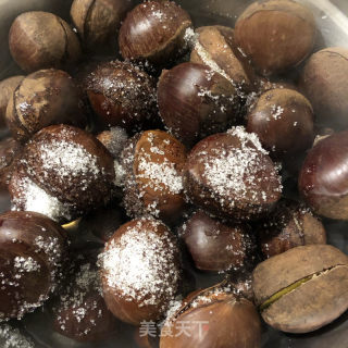 糖烤栗子的做法步调：3