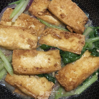 烩豆腐的做法步调：6