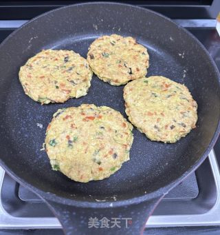豆腐鸡蛋早饭饼的做法步调：9
