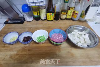 家常麻婆豆腐的做法步调：1