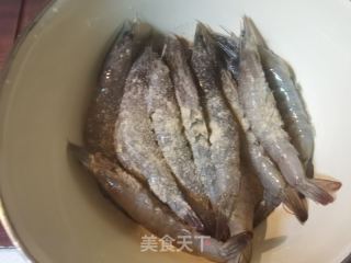 干煎虾的做法步调：5