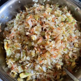 利剑菜鸡蛋蒸饺的做法步调：8