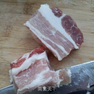 花肉喷鼻菇油菜的做法步调：3