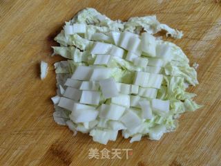 虾仁豆腐的做法步调：2