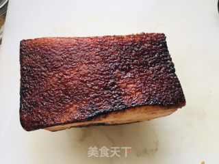 雪里蕻扣肉的做法步调：1