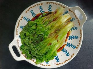 蚝油死菜的做法步调：9