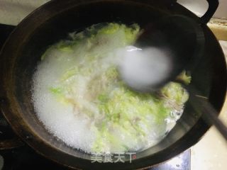 利剑菜肉丝汤的做法步调：7