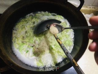 利剑菜肉丝汤的做法步调：5