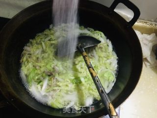 利剑菜肉丝汤的做法步调：4