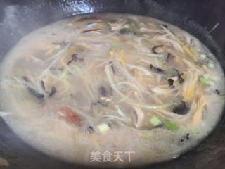 酸辣肚丝汤的做法步调：9