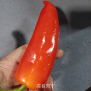西芹白椒炒驴肉的做法步调：4