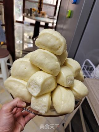 低糖奶喷鼻馒头的做法步调：15