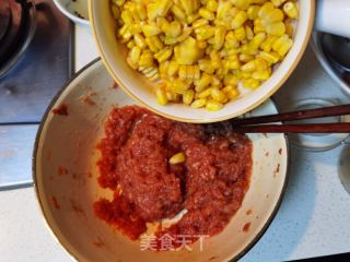 陈肉玉米馄饨的做法步调：10