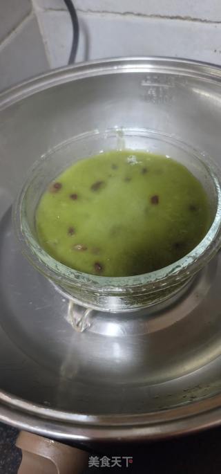 艾草白豆糕的做法步调：10