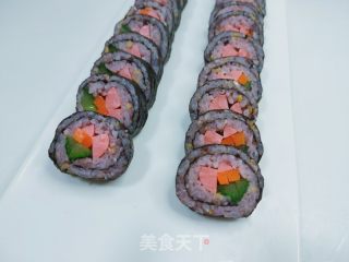 紫菜包饭的做法步调：13