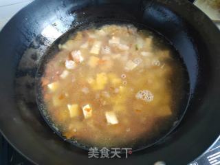虾仁豆腐羹的做法步调：10