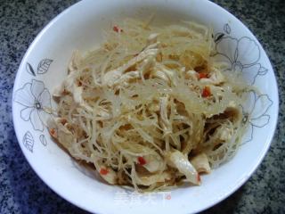 鸡胸肉拌石花菜的做法步调：12
