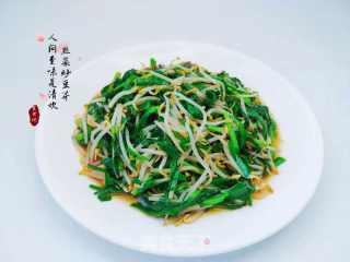 韭菜炒芽菜的做法步调：6