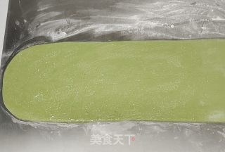 绿茶粉烙饼的做法步调：3