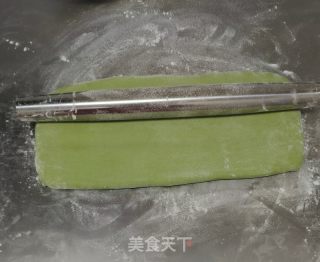 绿茶粉烙饼的做法步调：8