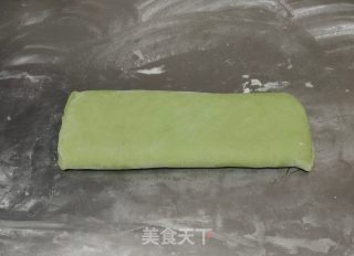 绿茶粉烙饼的做法步调：7