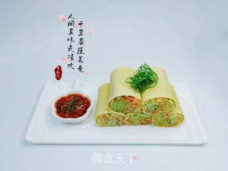 干豆腐蔬菜卷的做法步调：1