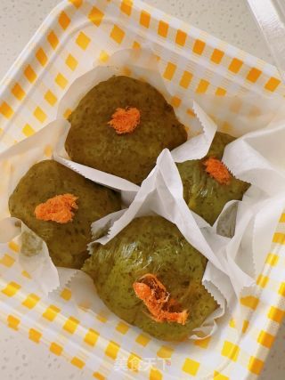 可盐可苦的艾草青团的做法步调：9