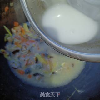 上汤利剑菜芯的做法步调：15