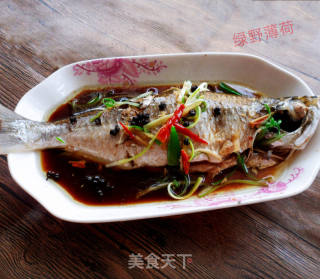 浑蒸银龙鱼的做法步调：7