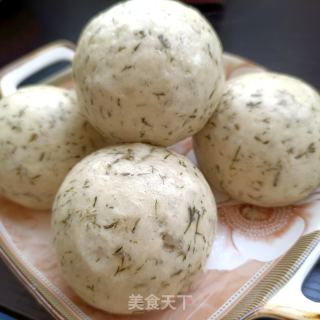 茵陈齐麦馒头的做法步调：15