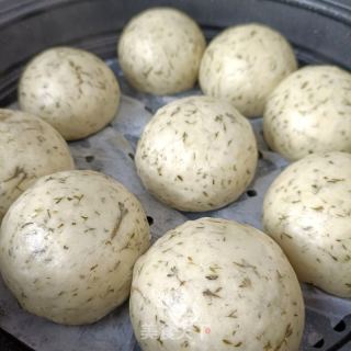 茵陈齐麦馒头的做法步调：14