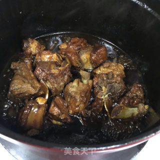 糖醋排骨炖鲍鱼的做法步调：8