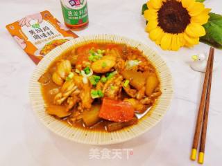 一试易记的～黄焖酱煮牛蛙的做法步调：8