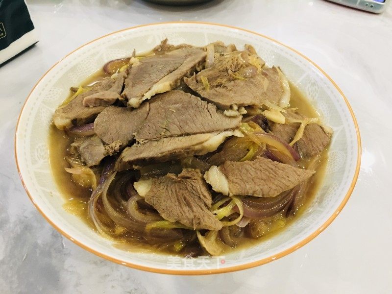 葱扒羊肉的做法