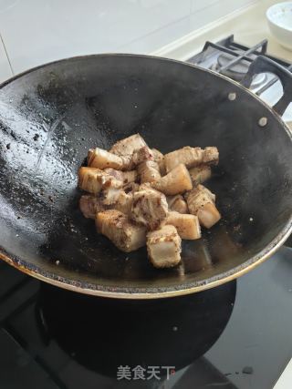 五花肉鳝段的做法步调：4