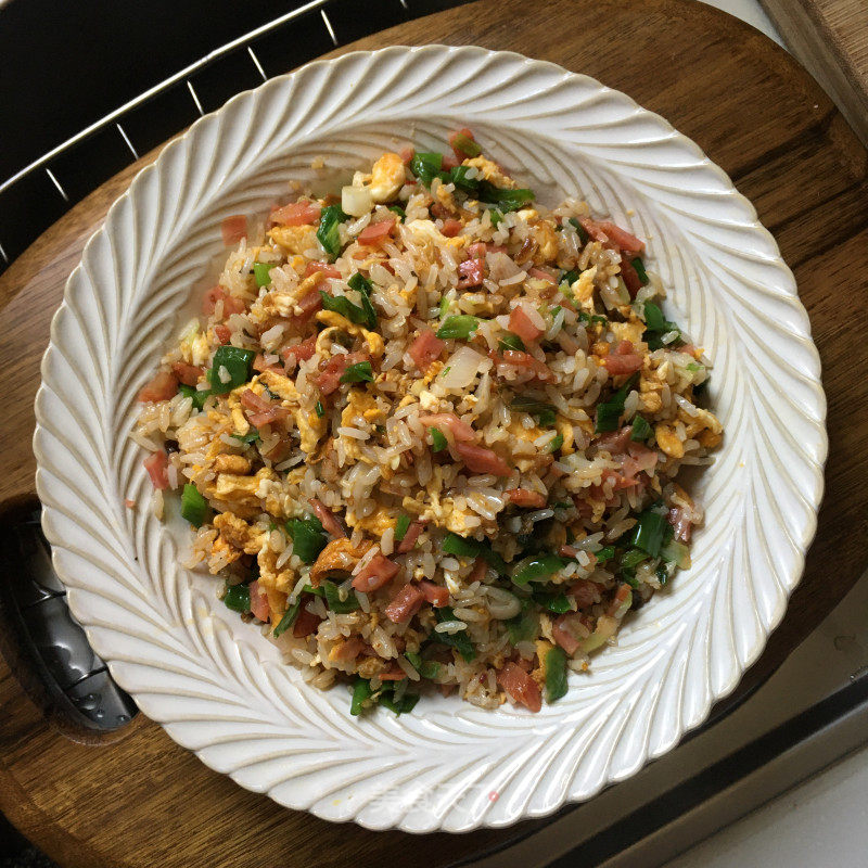 中婆菜炒饭的做法