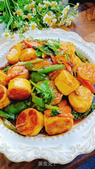 白烧日本豆腐的做法步调：23