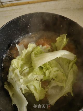 滑肉死菜汤的做法步调：9