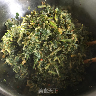 喷鼻菜麦饭的做法步调：7