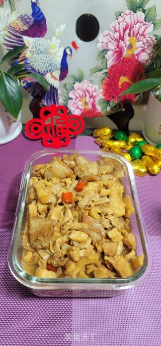 五花肉烧笋干的做法步调：16